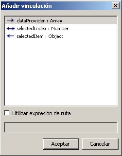 Añadir vinculación