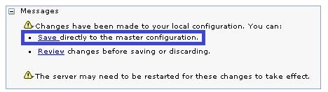 Configuración maestra