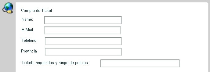 Campos del formulario