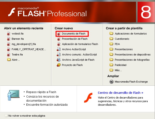 Documento de Flash