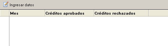 vista sin datos