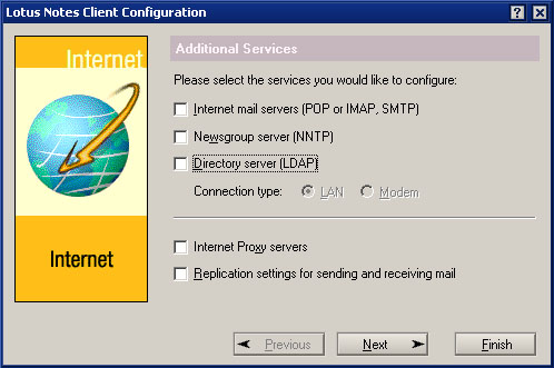 Demás configuraciones