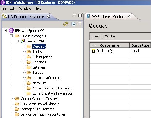 Queue Manager y Local Queue