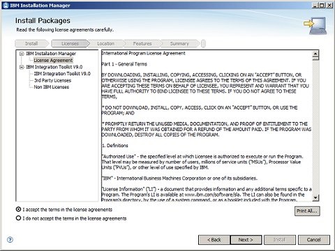 Installation Manager 2/8