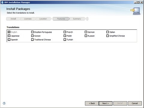 Installation Manager 5/8