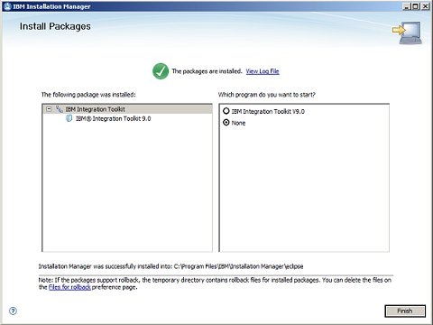 Installation Manager 8/8